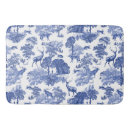 Search for blue toile bath mats Stylish