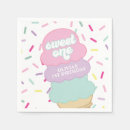 Search for ice cream cone napkins Girl