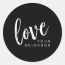 Search for thy stickers Love thy neighbour