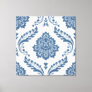 Search for blue and white canvas prints Decorative