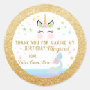 Recherche de queue autocollants Licorne