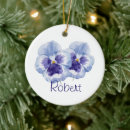 Search for violet flower ornaments Watercolor