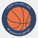 Search for basketball birthday stickers Thank you