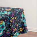 Search for skull tablecloths Dia de los muertos