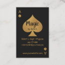 Search for black magic business cards Magician