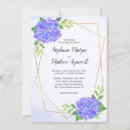 Search for purple hydrangea wedding invitations Floral