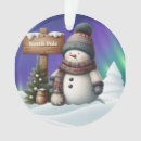 Search for north pole ornaments Winter