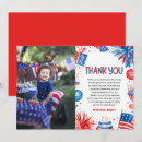 Search for 4th of july thank you cards Red white and blue