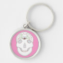 Search for sugar skull keychains Pink