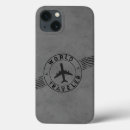 Search for travel stamps iphone cases Airplane