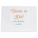 Search for 30th birthday gift bags 10 20 30 40