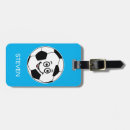 Search for soccer luggage tags Blue