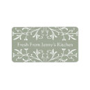 Search for from the kitchen of return address labels Green