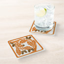 Search for oak leaves coasters Acorns