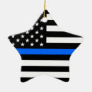 Search for thin blue line ornaments Flag