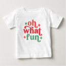 Recherche de holiday bébé tshirts Typographie festive