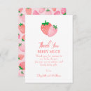 Search for strawberry thank you cards Berry sweet
