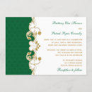 Search for shamrock wedding invitations Gold