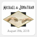 Search for gay wedding stickers Simple