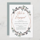 Recherche de roses engagement party invitations Aquarelle
