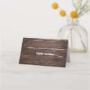 Search for unique place cards Rustic