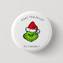 Search for funny christmas buttons Red and green