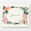 Search for floral border mousepads Modern
