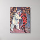 Search for vintage clown art Pierrot