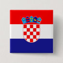 Recherche de drapeau croate badges Drapeaux du monde
