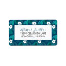 Search for hibiscus flowers return address labels Modern