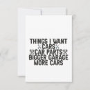 Search for garage cards Mechanic