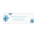 Search for blue 1st birthday return address labels Watercolor