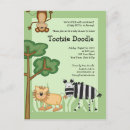 Search for post baby shower invitations Animal