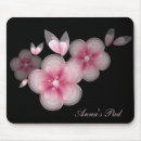 Recherche de fleurs cerisier tapis souris Rose