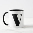 Search for initial v mugs Modern