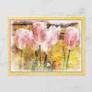 Recherche de tulipe jaune cartes postales Photographie