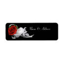 Search for embellished return address labels Black