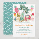 Search for two cool birthday invitations Beach