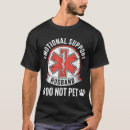 Search for emotional support tshirts Do not pet