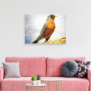 Search for robin bird canvas prints Nature