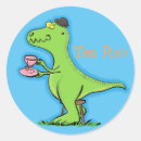 Search for funny t rex stickers Dinosaur pun