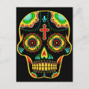 Search for cool sugar skull postcards Mexican
