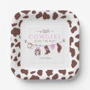 Search for western baby shower plates Blue