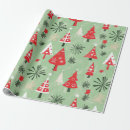 Search for mid century christmas wrapping paper Nostalgic