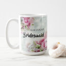 Recherche de pivoine tasses Bridesmaid