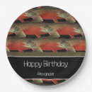 Search for trout paper plates Rustic