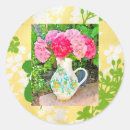Search for green hydrangeas stickers Pink