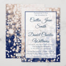 Search for navy and champagne wedding invitations Modern
