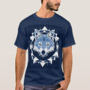 Recherche de illustration de loup tshirts Abstrait