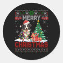 Search for border collie funny stickers Happy christmas